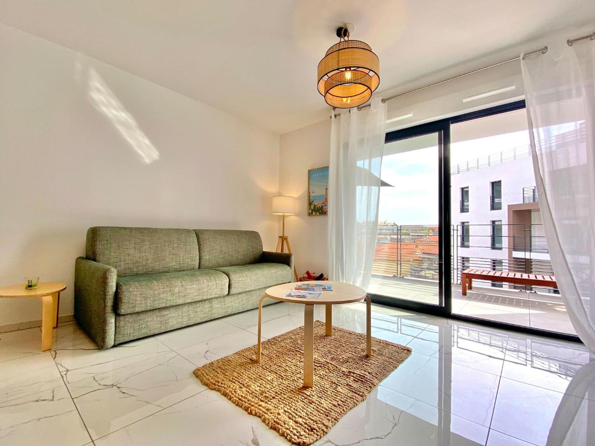 'Cap Riviera' Proche Gare Et Centre Apartment Menton Bagian luar foto